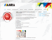 Tablet Screenshot of amra.ch